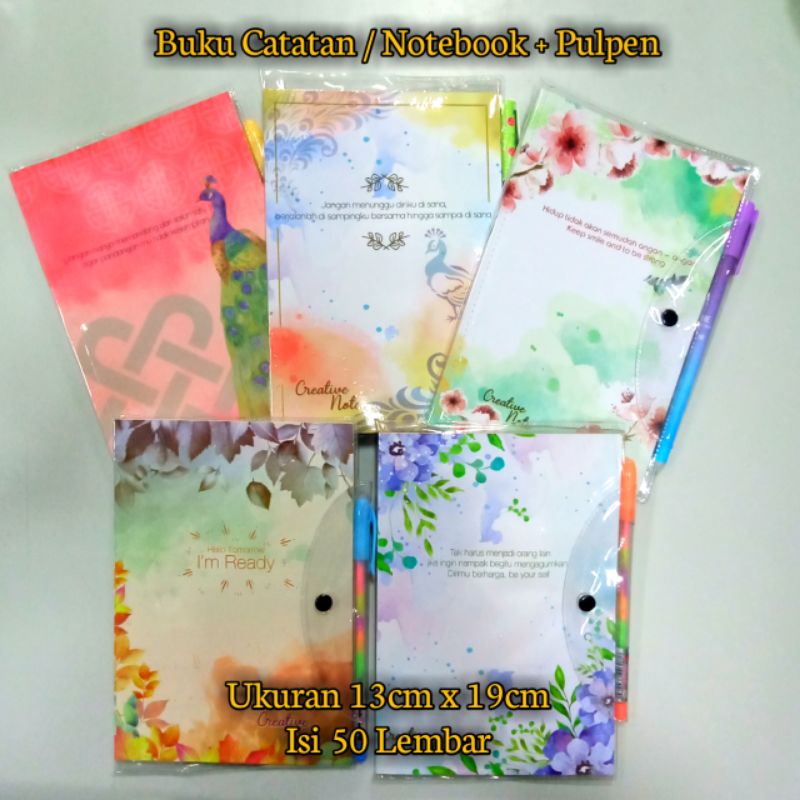 

Buku Catatan Atau Notebook Ukuran Sedang