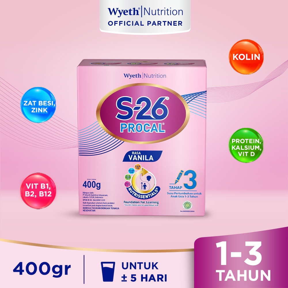 

S26 Procal Box 400 Gram / Toko Susu Lengkap Murah