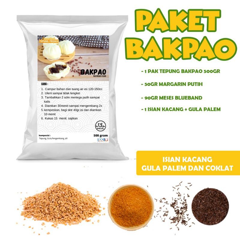 

PROMO!!! PAKET BAKPAO LENGKAP DENGAN ISIAN