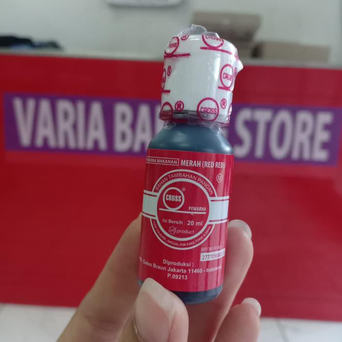 

Cross pewarna merah (Red Red) 20ml BERKUALITAS