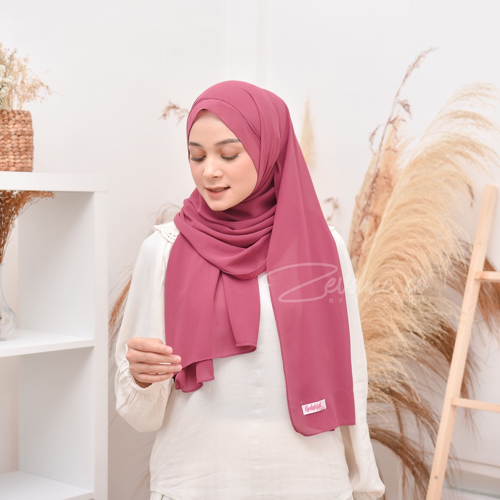 Promo Puncak 6.6 Big Sale | Balqis Pashmina / Pashmina Double Layer Best Material Armany Super Jatuh Mudah Dibentuk Tidak Licin Ukuran Panjang 200 cm By Zevanic.co-LAVENDER