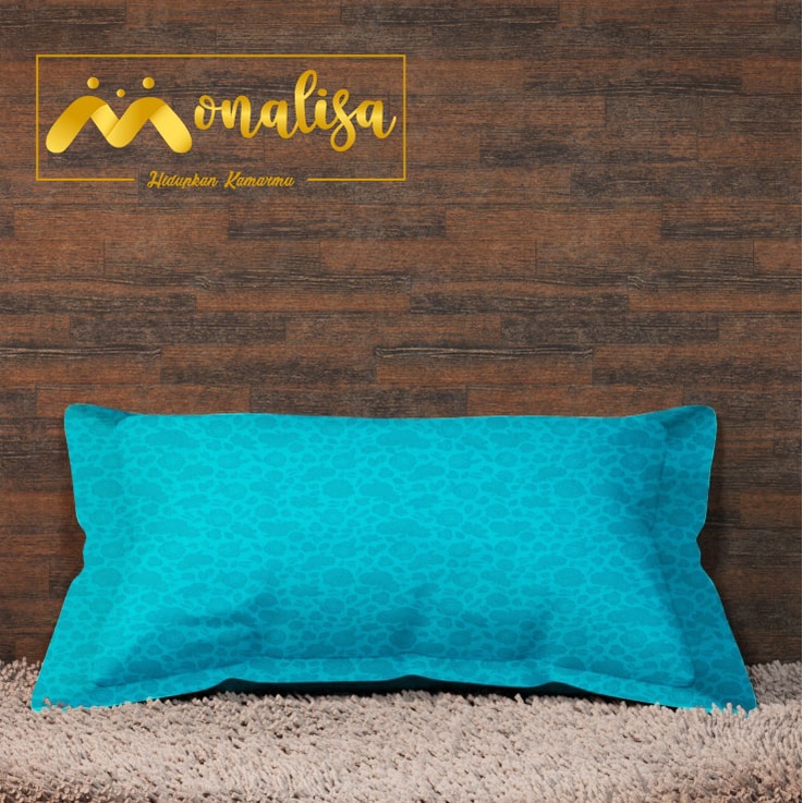 Royals BedCover Set Sprei Uk 120 - Biru Terang