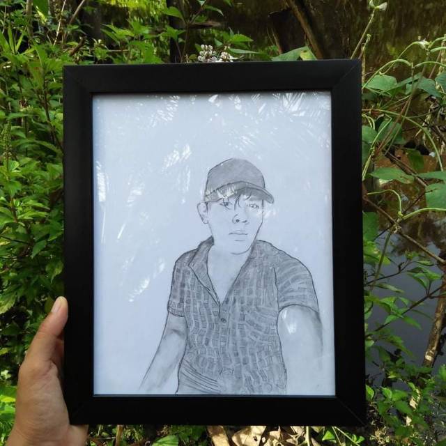 

Lukis wajah + bingkai