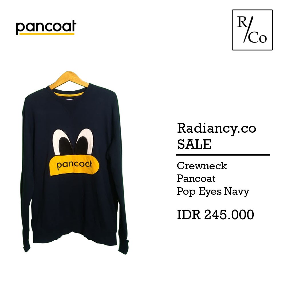 PANCOAT - POP POPEYES CREWNECK NAVY