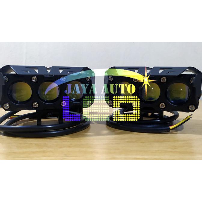 Lampu Tembak Laser D2 Hi Low | Foglamp Laser Led | Mini Driving Light