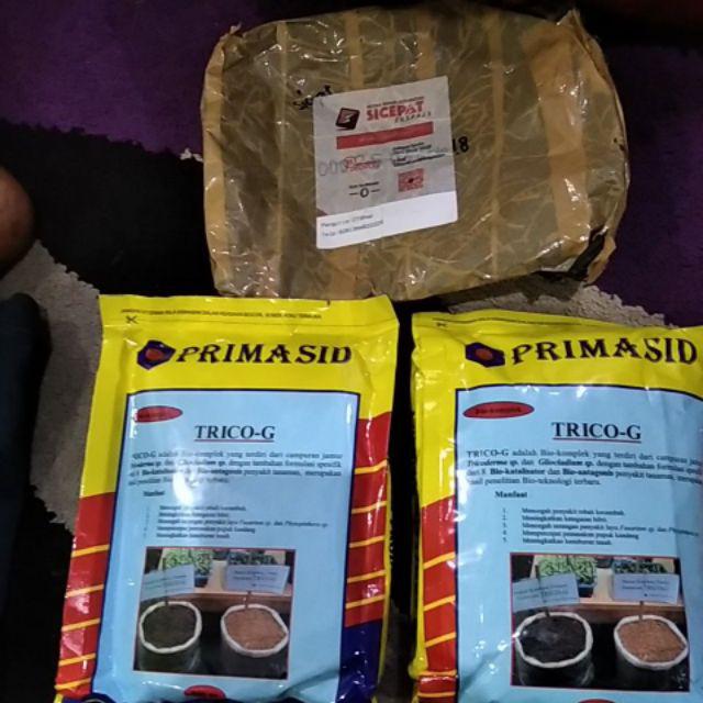Fungisida Biologis Organik Trico-g 500gram Obat Layu Bakteri Fusarium