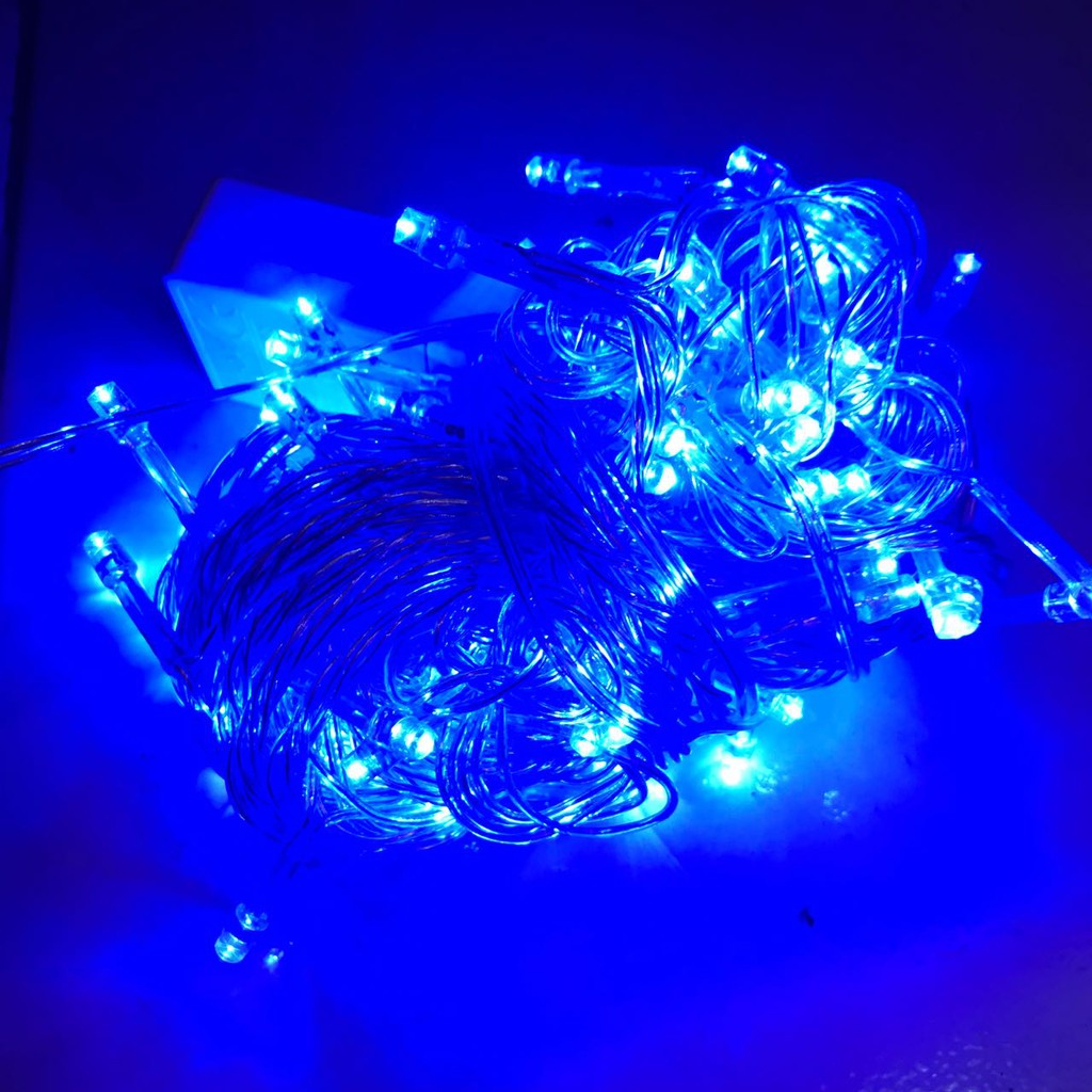 Lampu Hias / Natal / Tumblr Biru
