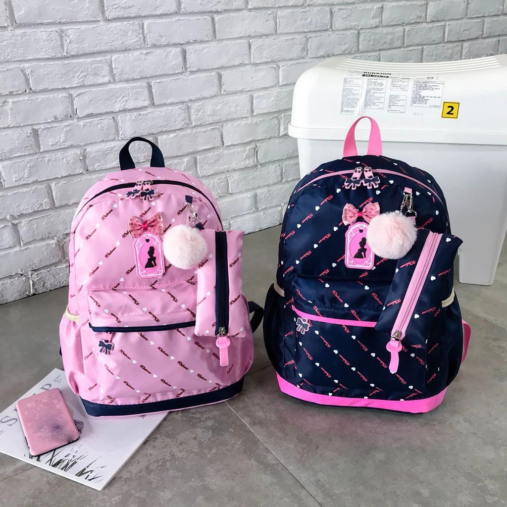 CUCI GUDANG! PRINCESS 3IN1 RANSEL/RANSEL KANVAS/RANSEL ANAK/RANSEL BERANAK/TAS SEKOLAH