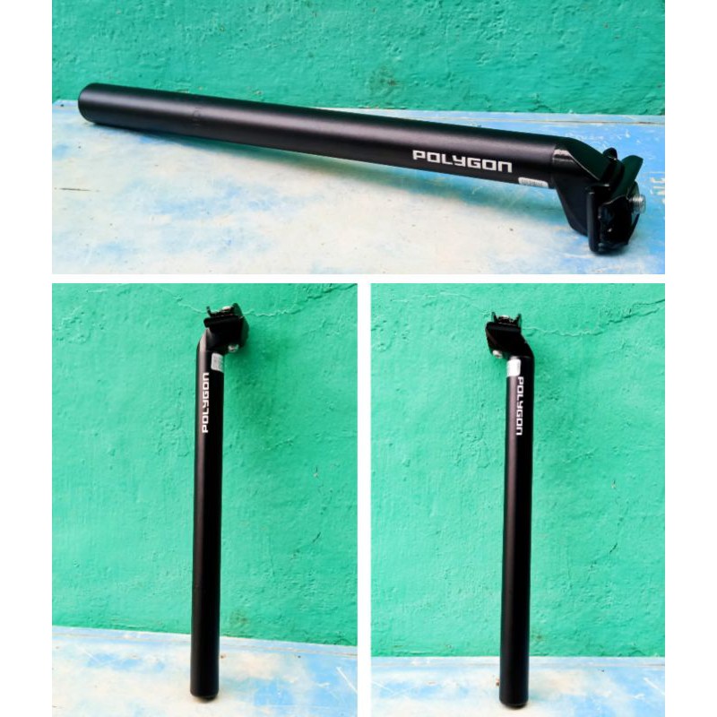Seatpost Alloy Uk 27,2 Panjang 350 mm Seat Post Polygon Original Tiang Kursi Sadel Sepeda MTB CNC
