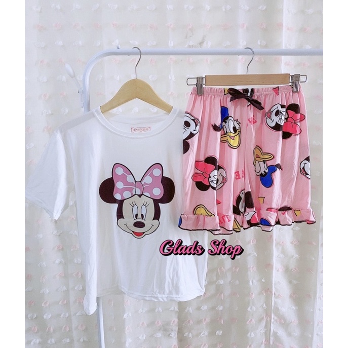 HP104 • Baju Tidur Import Celana Rumbai • Kaos Celana Hotpants • Fashion Wanita