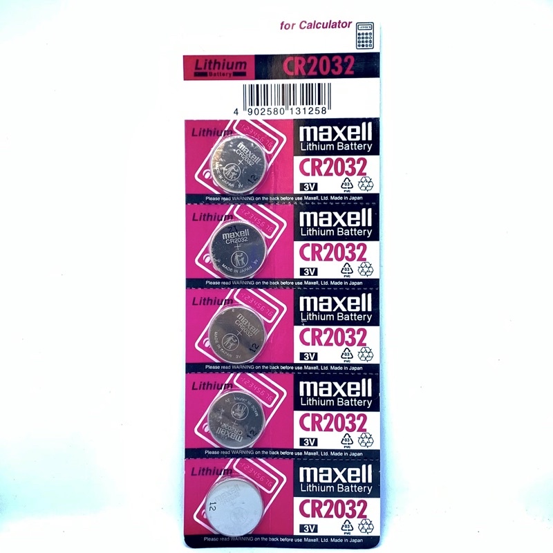 BATERAI MAXELL CR2032 ORIGINAL LITHIUM BATTERY 3 VOLT CR 2032 ASLI ORI
