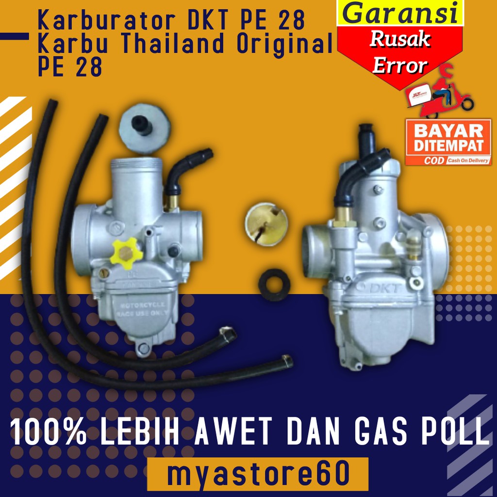 Karburator DKT PE 28 Karbu Carbu Carburator PE28 DKT Karbulator Thailand Original PE 28 Sparepart