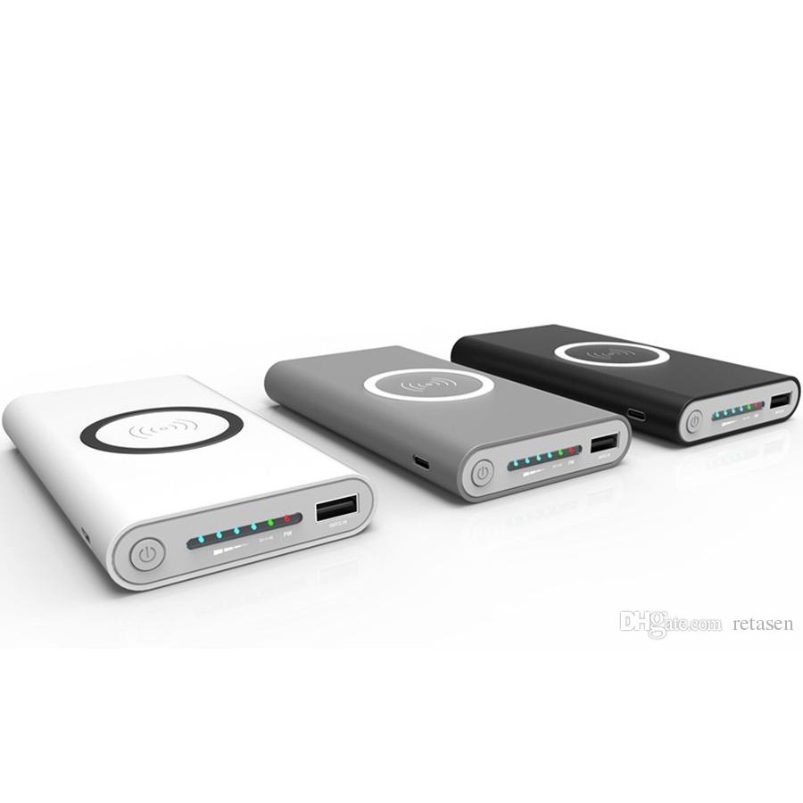 Wireless Power Bank Charger 10.000mAH Original | Shopee