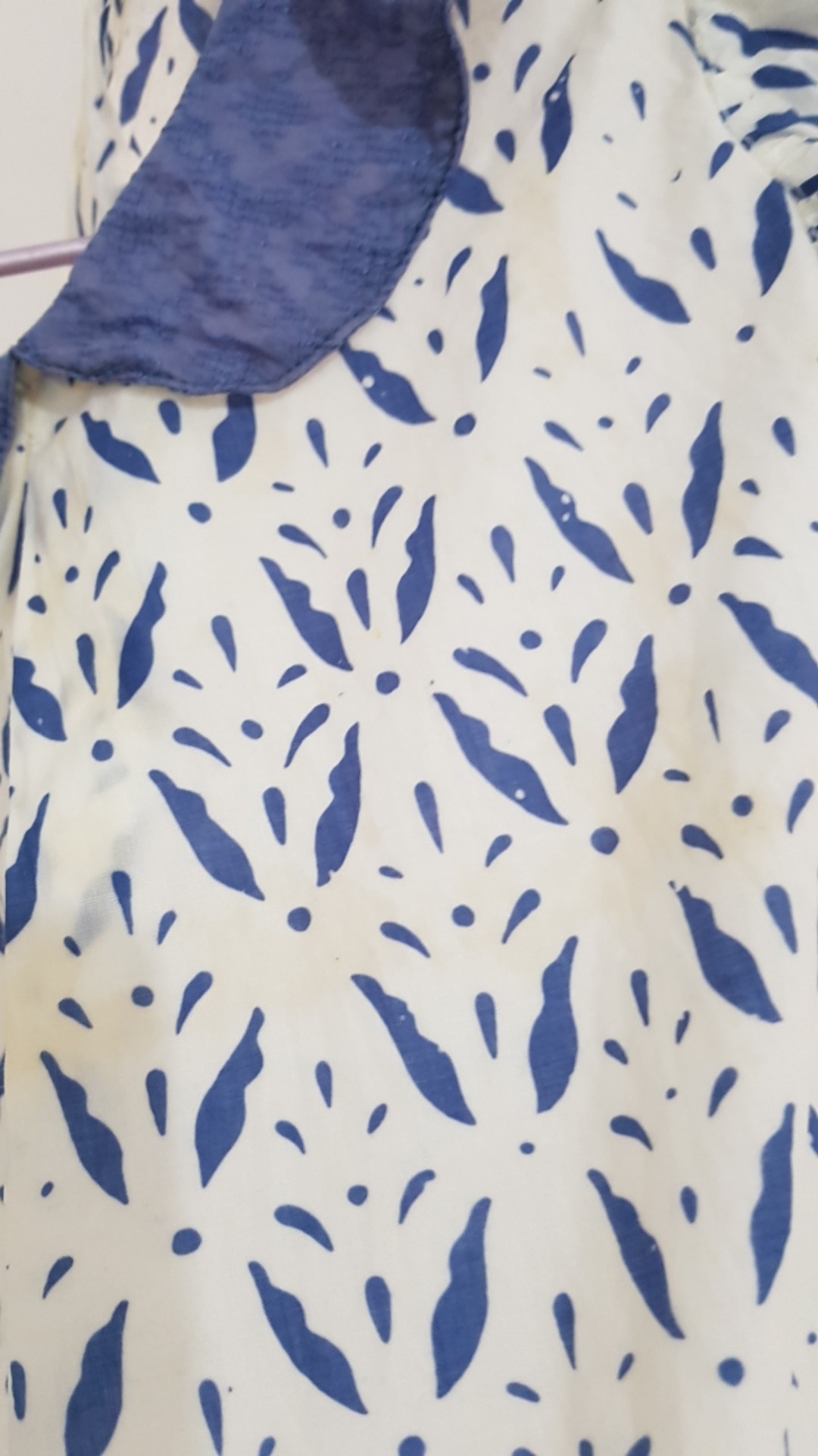 Batik Anak Janied Top Dusty Blue