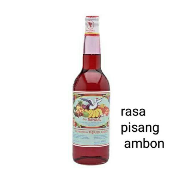 FCW - Sirup Cap Bangau Rasa Pisang Ambon 620 ML