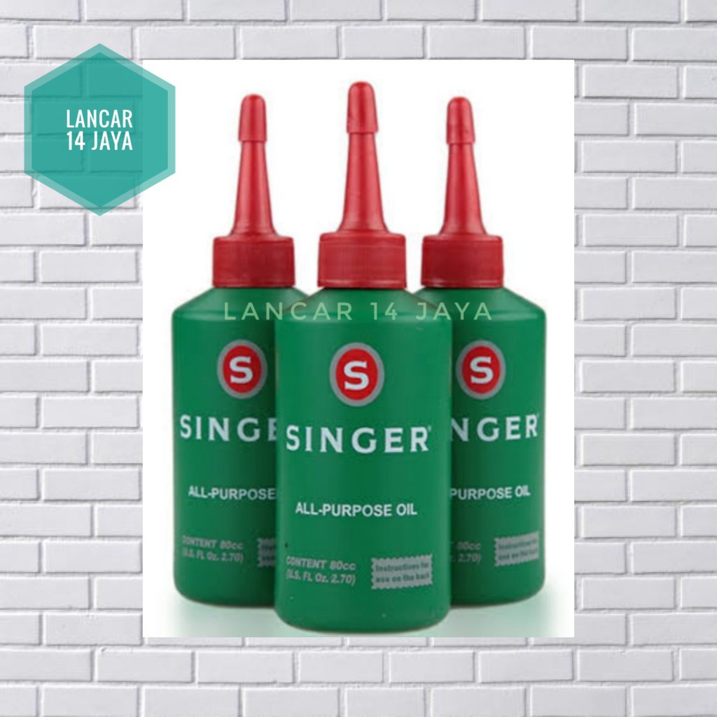 Minyak Mesin Singer 80ML - Pelumas Mesin jahit - pelumas perlengkapan TNI - Original Singer