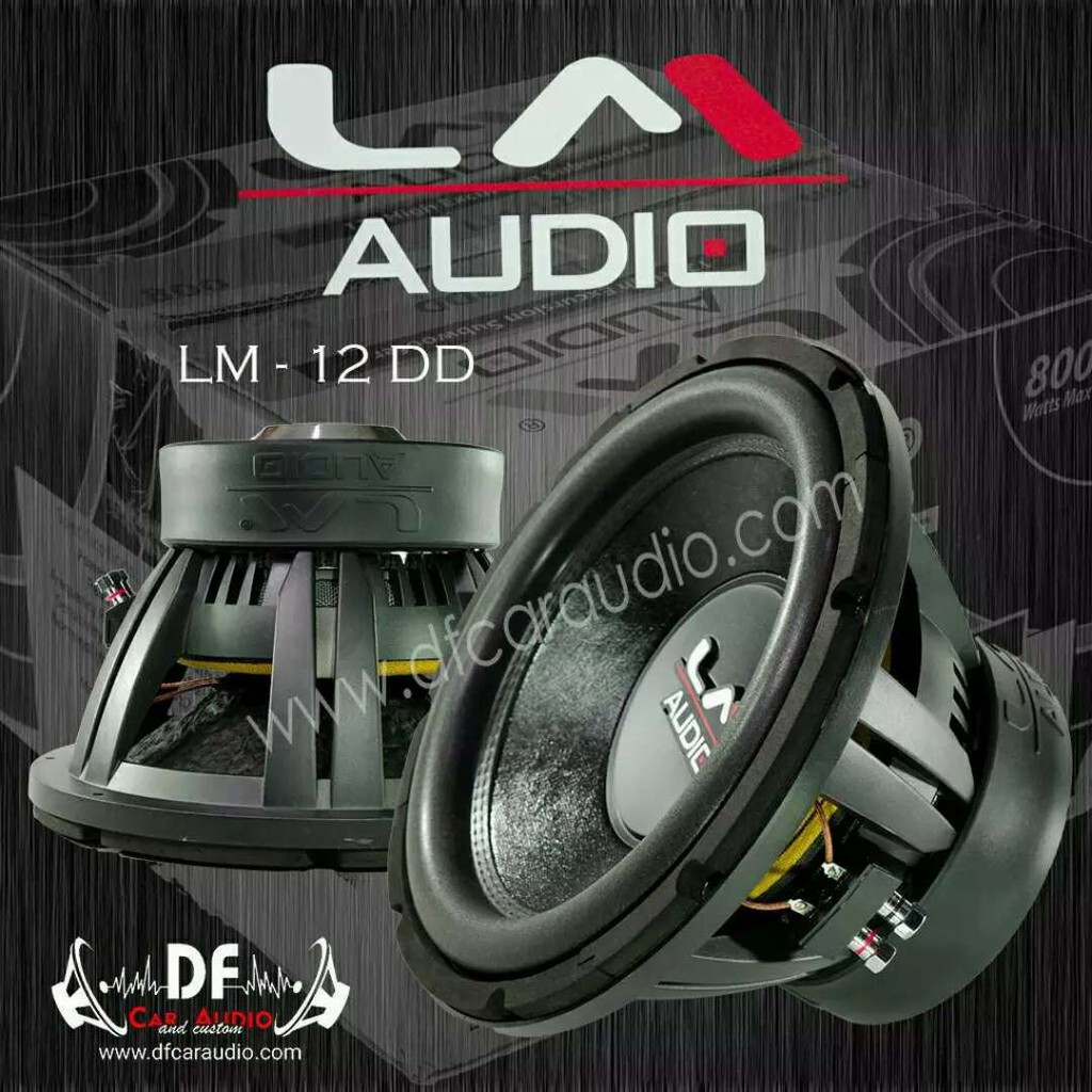 Subwoofer LM 12 DD - MKll - Double Magnet - Double Coil