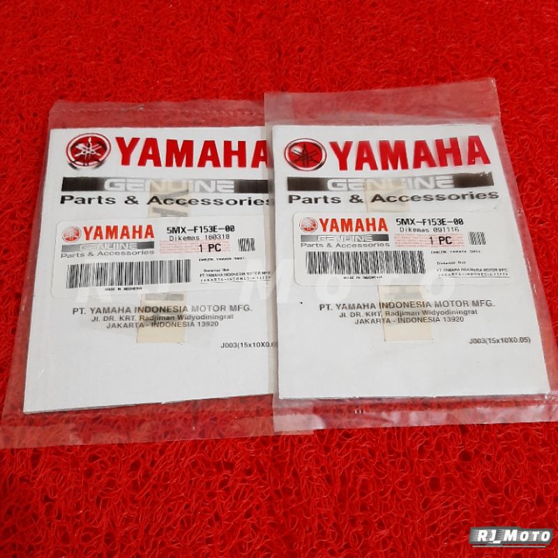 stiker stocker panel sambungan body pet belakang original yamaha nouvo lele z mio sporty soul