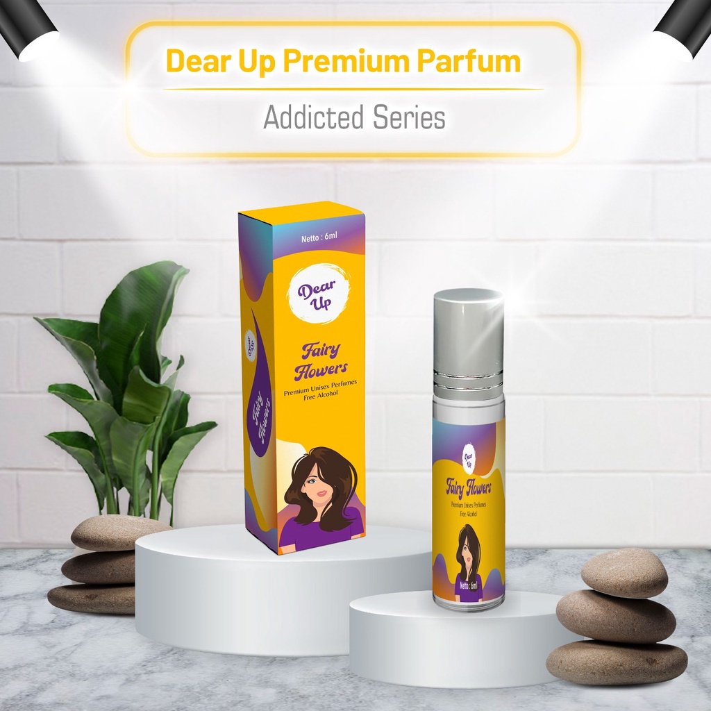 DEAR UP Parfum Premium Unisex Roll On 20 Varian | Non Alcohol | BPOM