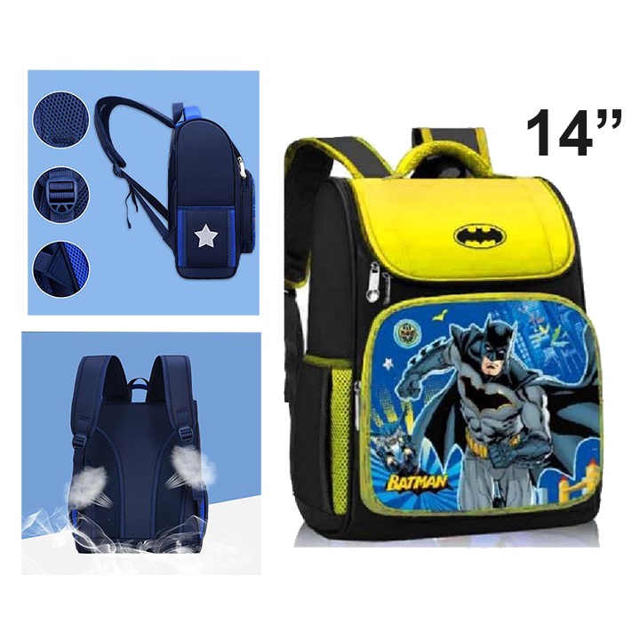 PROMO Tas Ransel Sekolah TK / SD Anak Laki-Laki 14inch Ukuran SEDANG dan 16inch BESAR IMPORT - Panda DINO DINOSOURUS - ASTRONOT - SUPER JAGOAN - ROBOT ROCKET