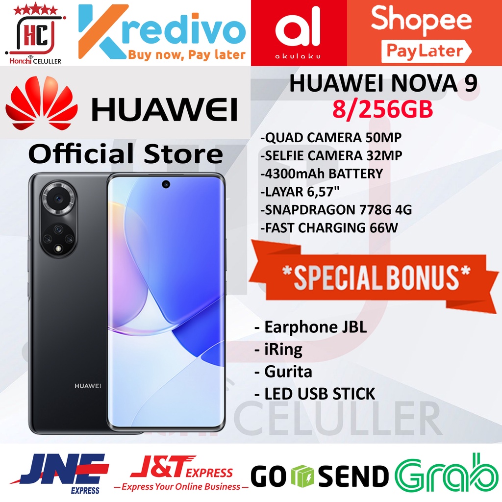 HUAWEI NOVA 9 8 256 8/256GB GARANSI RESMI HUAWEI INDONESIA TAM