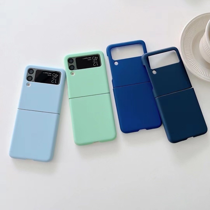 Casing Korean Colorful Full Cover Hard Case Samsung Z Flip 4 Zflip4 ZFLip5 Zflip6 [SUPER CUTE] Case Tahan Guncangan Keras PC Lipat