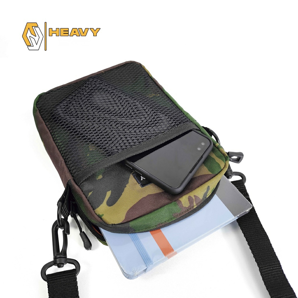 Tas Heavy Elgano Army Series Original Premium Pouch - Slingbag Heavy Casual Bag - Tas Selempang Bahu Pria