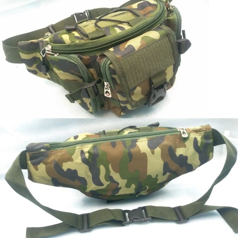 Tas pinggang tactical army / waistbag tactical army/ tas punggung army#wesbeg army pria#