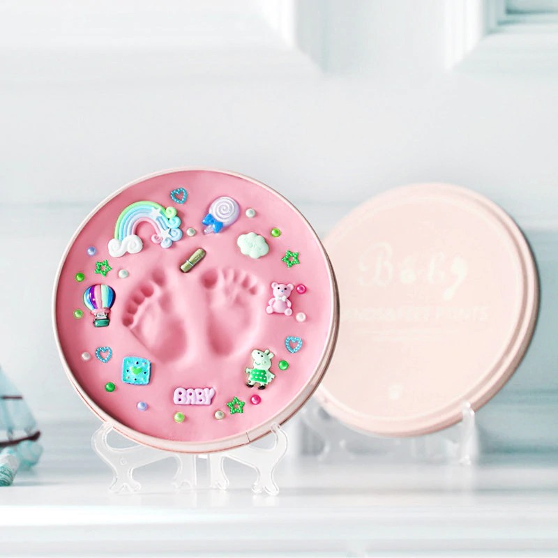 newborn baby hand and footprints