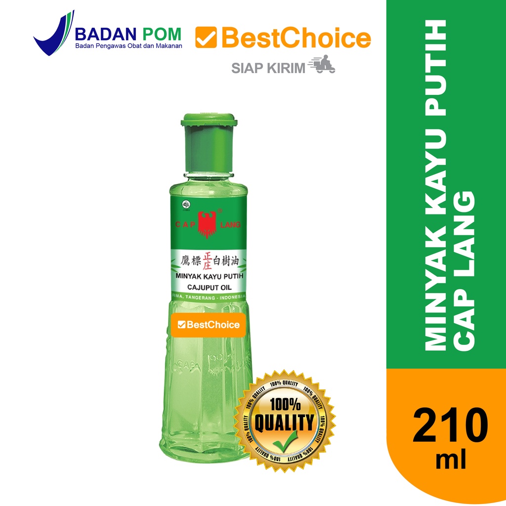 Jual Cap Lang Minyak Kayu Putih 210mL / Masuk Angin / Pusing / Kembung ...