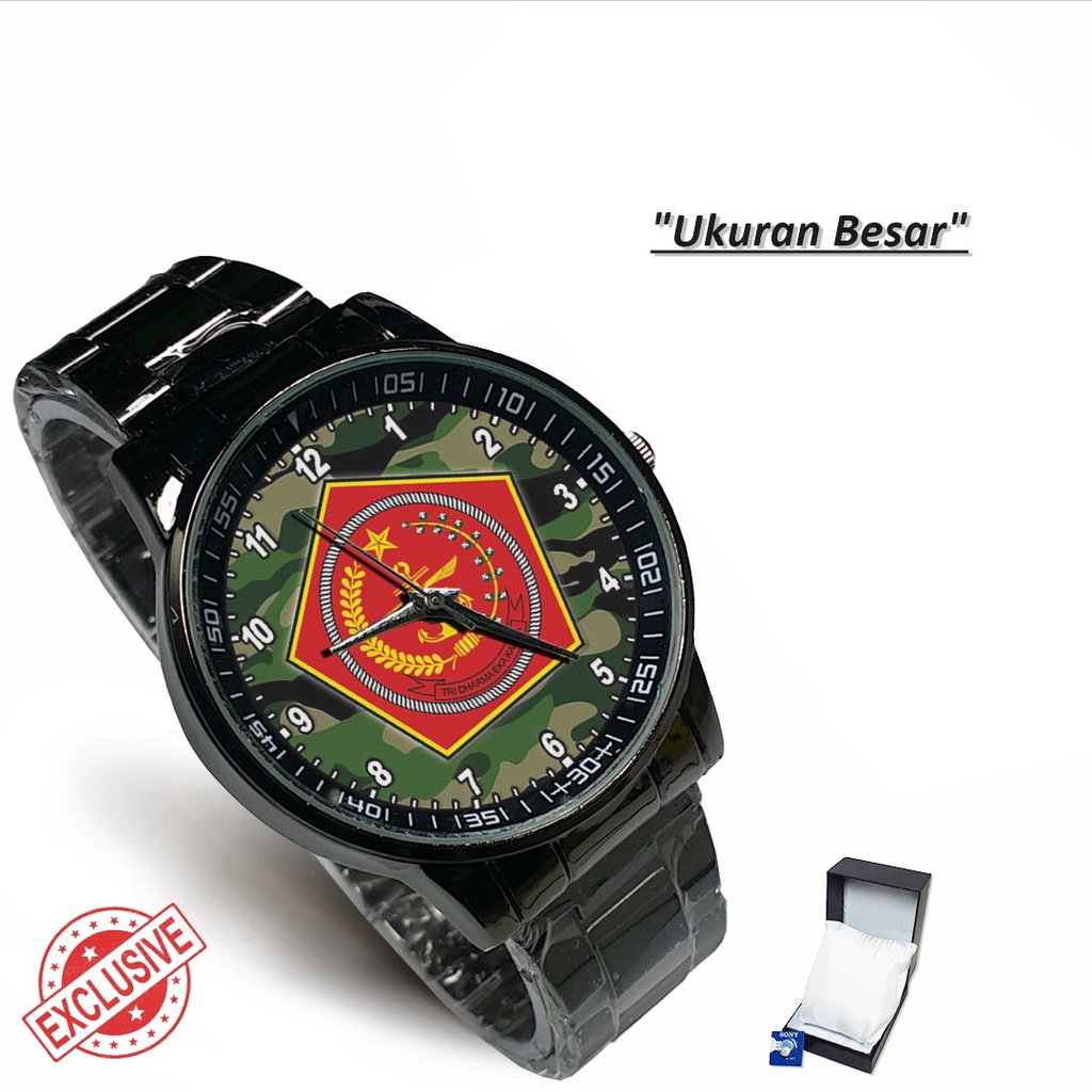 Jam Tangan Rantai Couple MABES TNI 02 (Awesome)