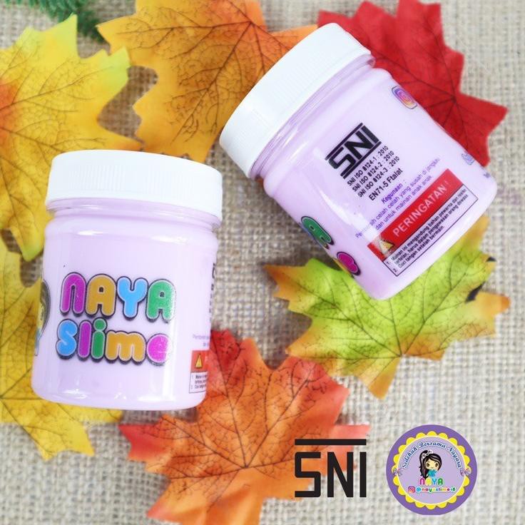 Terbaru Slime Original Ungu 125gr by NayaSlime BEST SELLER, HIGH QUALITY