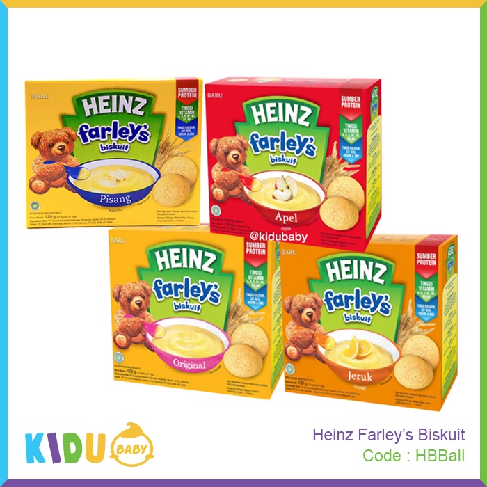 Heinz Farley's Biskuit Makanan Snack Bayi &amp; Anak Sehat / Kidu Baby