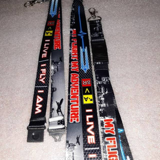 

My flight my adventure premium lanyard