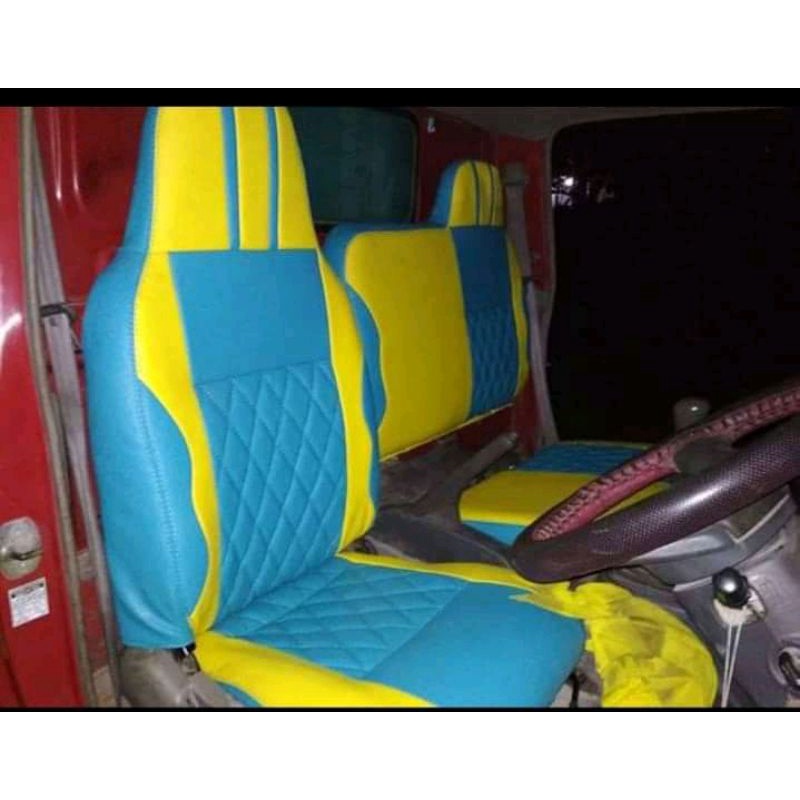 variasi cover jok sarung jok bungkus jok mobil truk dyna