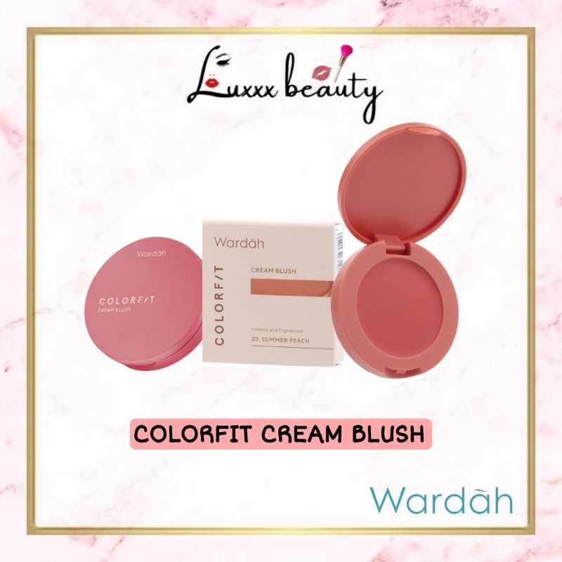WARDAH Colorfit Cream Blush | Blush on Cream