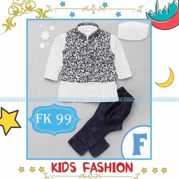 PAKAIAN MUSLIM ANAK LAKI LAKI BAJU KOKO ANAK ROMPI BATIK 2-14 TAHUN