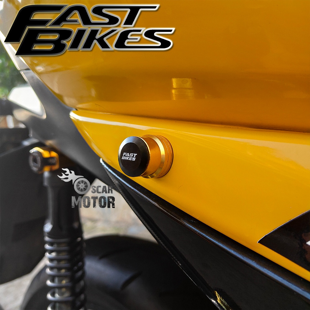 MONEL FAST BIKES TUTUP BAUT FULL CNC NEW COVER BODY MOTOR ANTI BARET motor