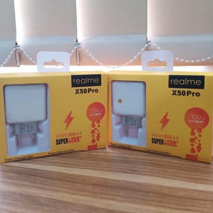 Charger REALME X50 Pro Super Vooc Type C / Micro