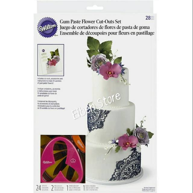

Wilton Gum Paste Cutter set-28