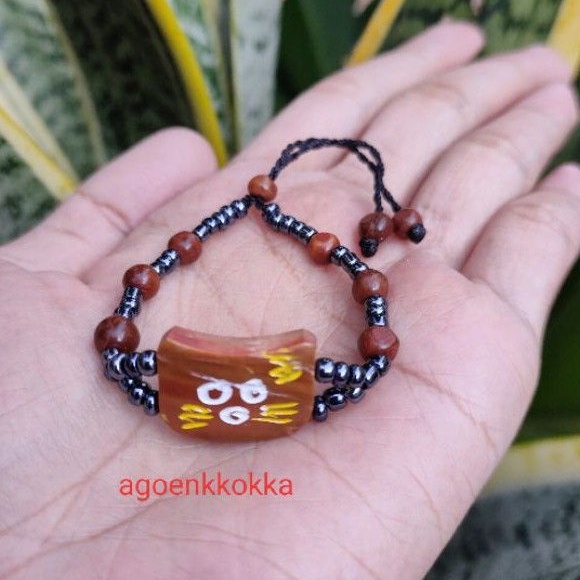 gelang hello kitty manik anak coklat kokka kaukah kaoka fukahah