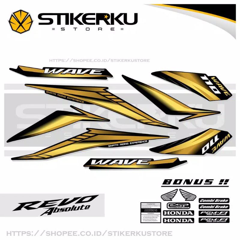 striping absolute Revo / sticker motor absolute Revo / striping absolute Revo