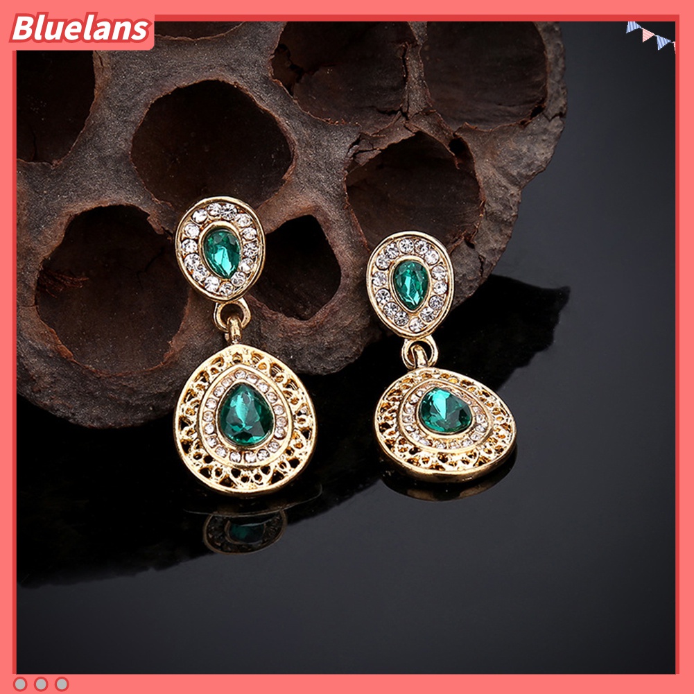 Set Kalung Anting Wanita Gaya Elegan Untuk Pesta Pernikahan