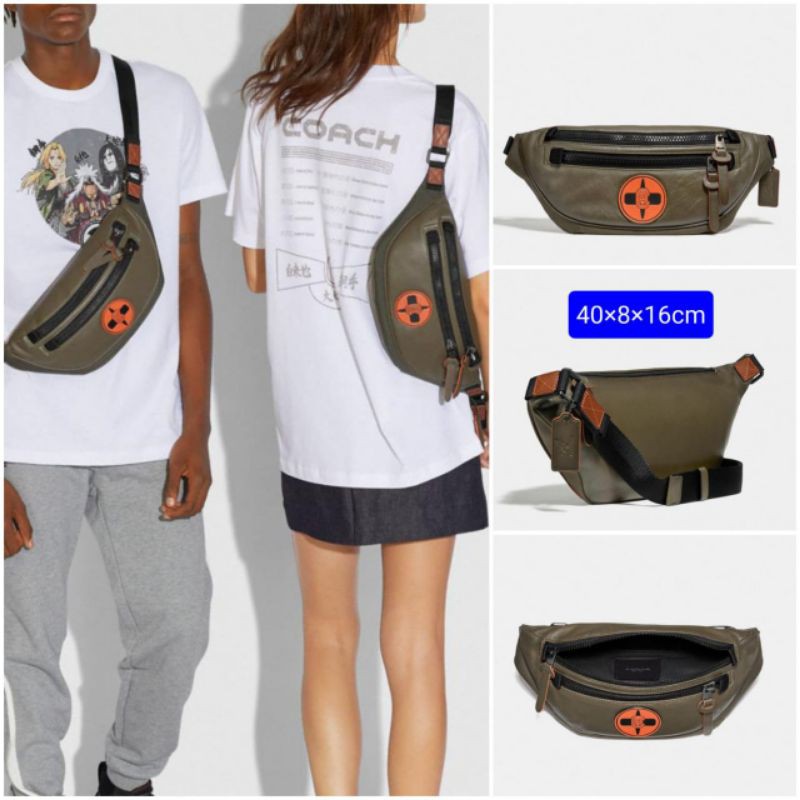 Tas selempang COACH, grade super premium 1:1, bahan leather incl paper bag