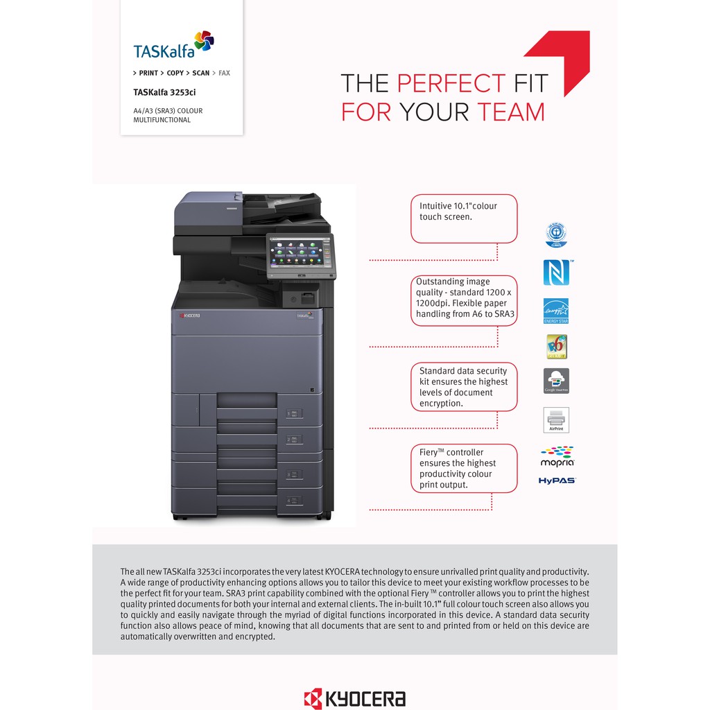 MESIN FOTOCOPY | KYOCERA TASKALFA 3253Ci | ORIGINAL | GARANSI RESMI