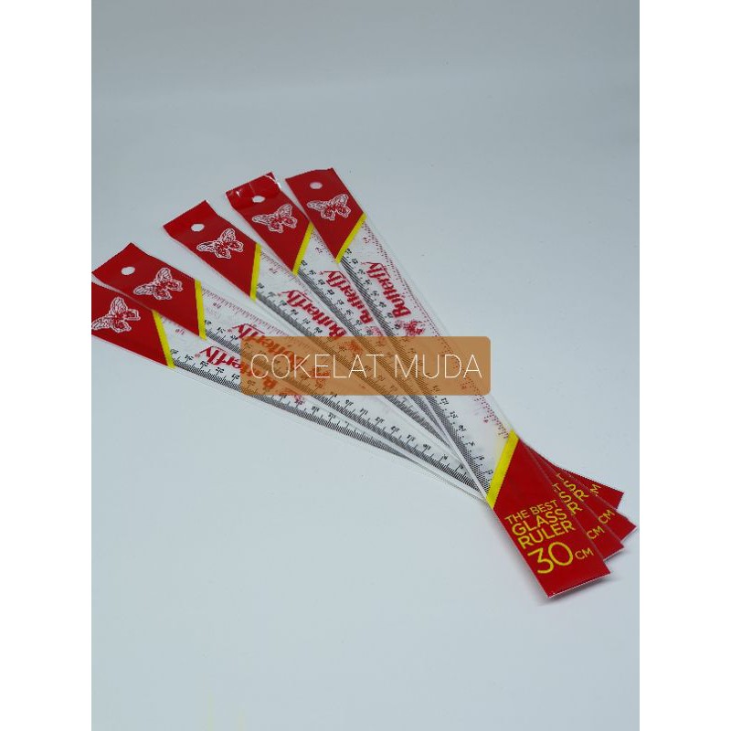 

Penggaris Butterfly 30 cm (Pcs)