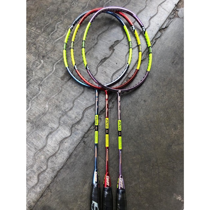 Raket Hart Original Powershoot Pro Chrome + Cover Badminton