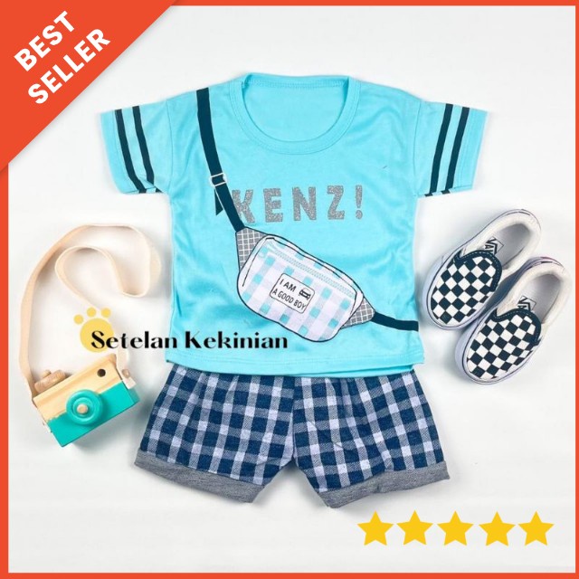 Setelan Baby Cowok 3-18bulan SNI Baju Bayi Laki Laki Kasual tas Set Baby Boy 1thn Keren Trendy COD