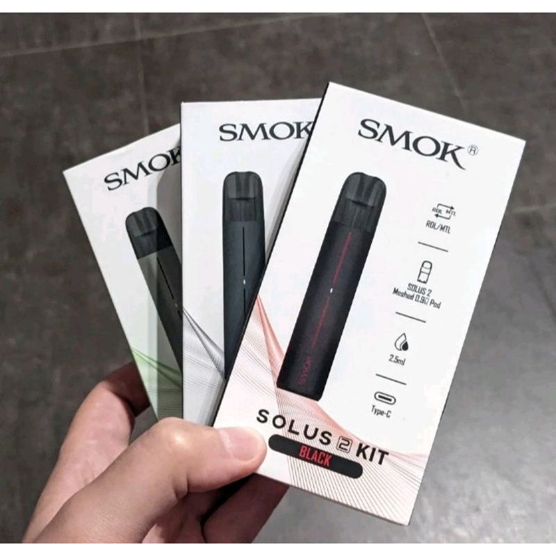 New elektronik terbaru (COD) ELEKTRONIK KECIL TERBARU VAPOOR VAPEE PODS SMOKE SOLUS 2 KIT PODS 100%ORIGINAL FULLSET MY ONE JAYA