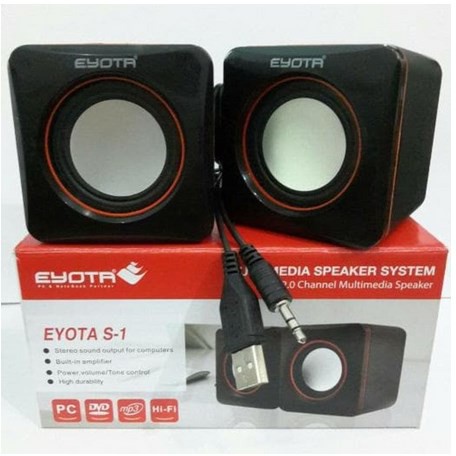 Trend-SPEAKER KOMPUTER PC / LAPTOP / NOTEBOOK / SPEAKER USB MINI MURAH ADVANCE DUO EYOTA S1 CLS 102 101